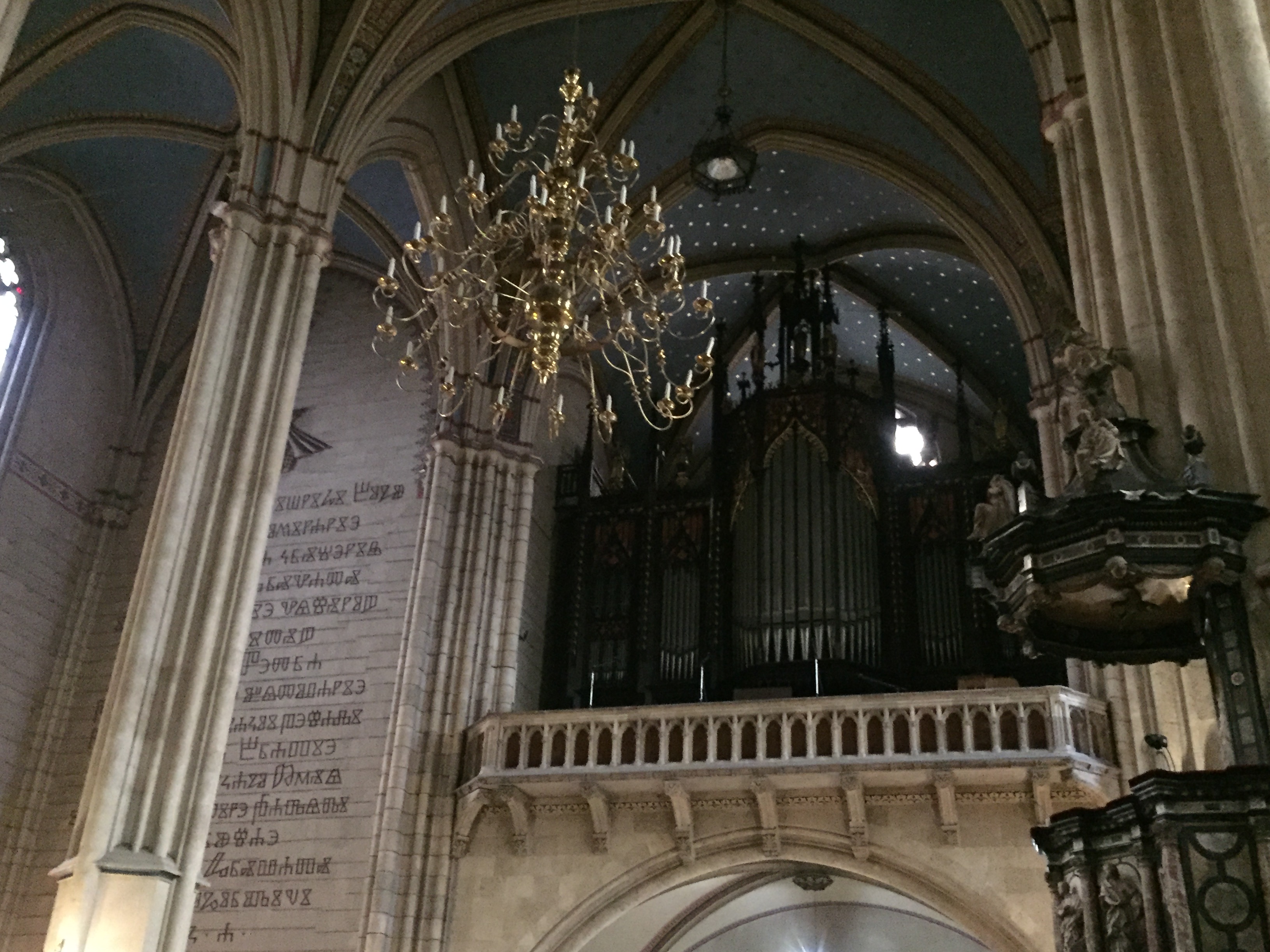 Órgano en la catedral de Zagreb